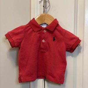 Baby Boy - Cotton Mesh Polo Shirt